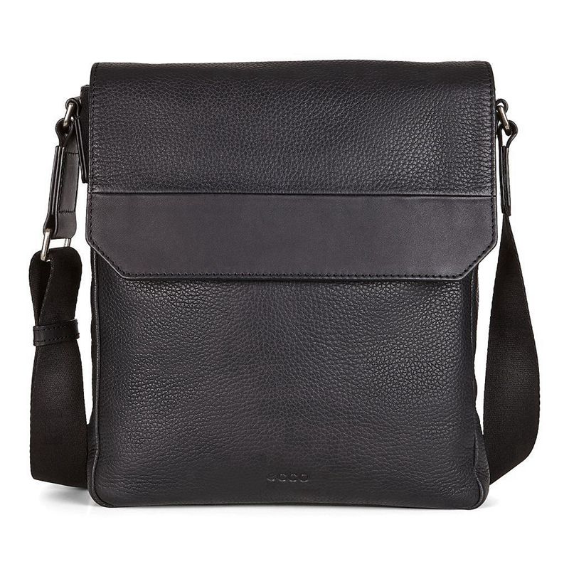 Men ECCO SUNE - Crossbody-Bags Black - India RYLKFJ089